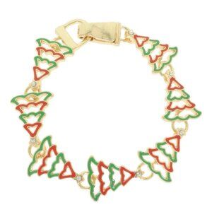 Holiday Christmas Tree Magnetic Bracelet